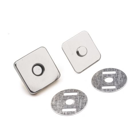 Zapínání magnetické 18mm nikl čtvercové