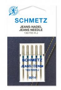 Strojové jehly SCHMETZ jeans 5 x 100