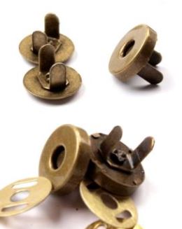 Zapínání magnetické 18mm staromosaz