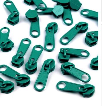 Jezdec k zipu 3mm světle tyrkysový 253