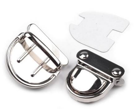 Zapínání kabelkové 32 mm platina bez nýtků nižší