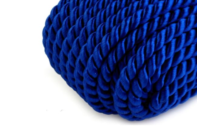 Šňůra kroucená 5mm modrá 4704
