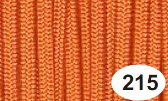 Šňůra paracord - sytější oranžová 215