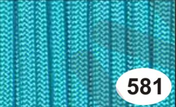 Šňůra paracord - tyrkysová 581