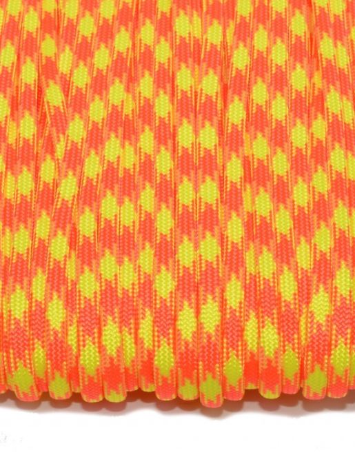 Šňůra paracord žluto-oranžová X127