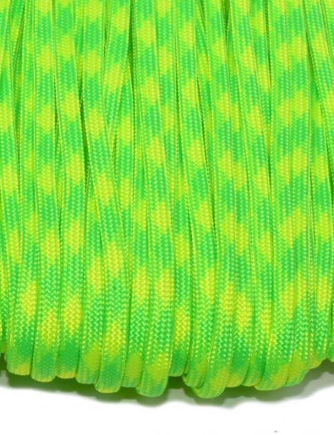 Šňůra paracord žluto-zelená X125