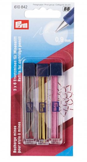 Prym náhradní tuhy 0,9 mm 610842