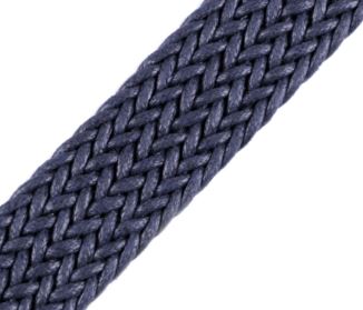 Popruh bavlněný proplétaný 30mm tmavě modrý