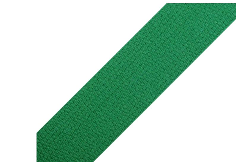 Popruh bavlněný 30mm zelený