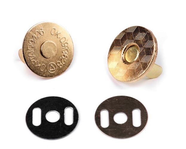 Zapínání magnetické 18mm zlaté tenké