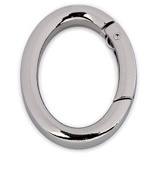 Karabina oválná 29mm nikl