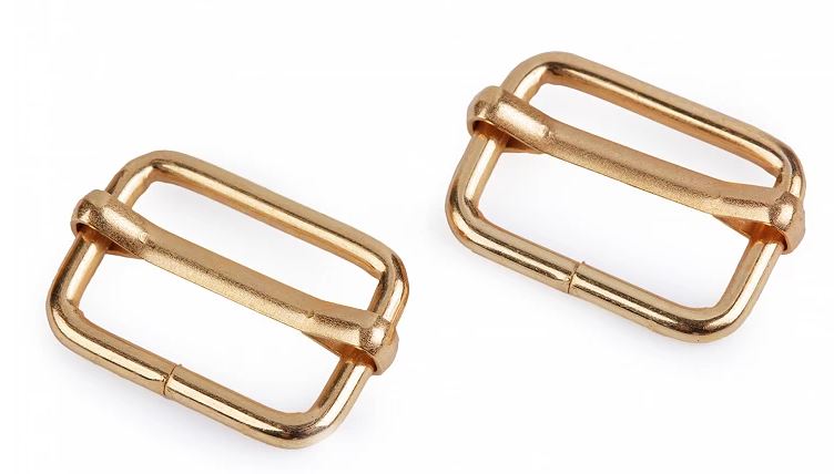 Posunovač na popruhy 20 mm růžové zlato