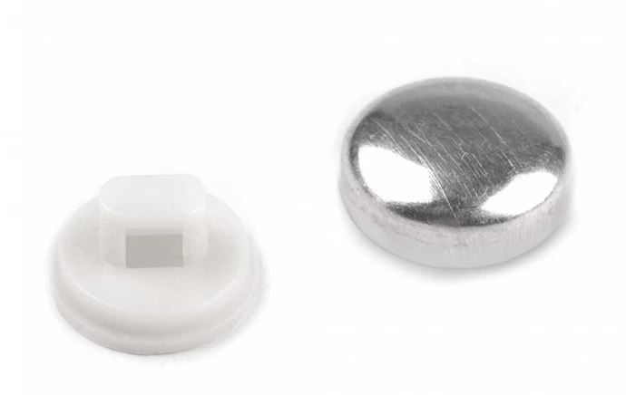 Knoflík na potahování velikost 10MM bílý
