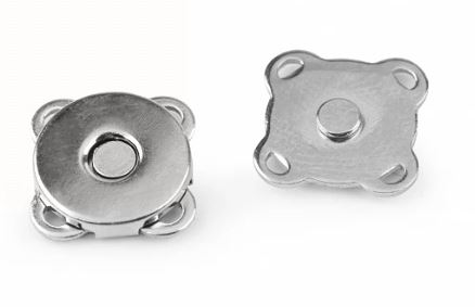 Zapínání magnetické 10mm nikl našívací