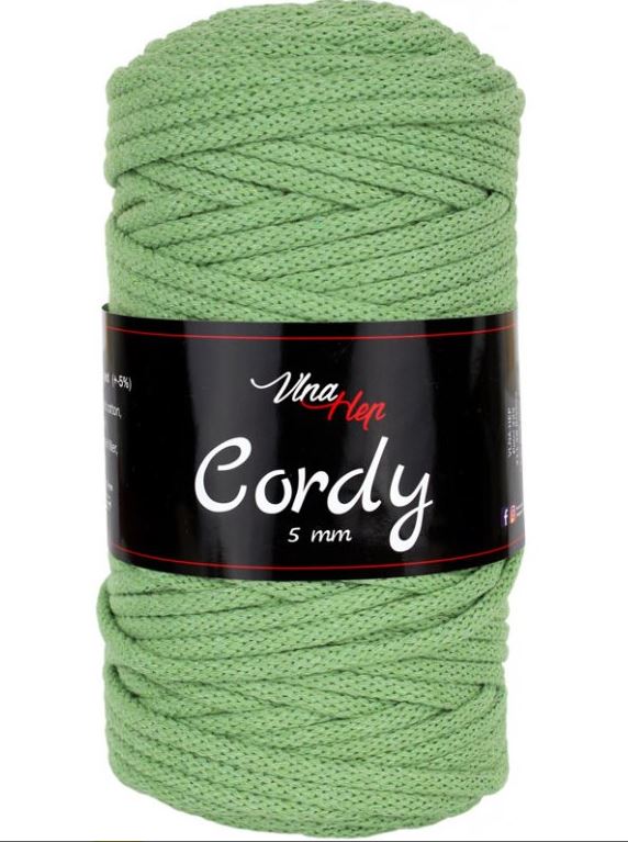 Vlna-Hep Cordy 5mm zelená 8143