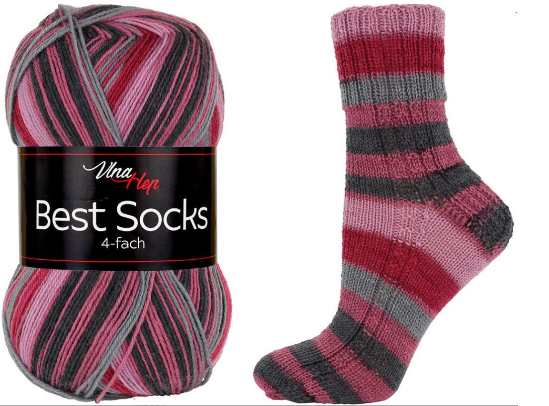 Vlna-Hep Best Socks 4-fach 7348