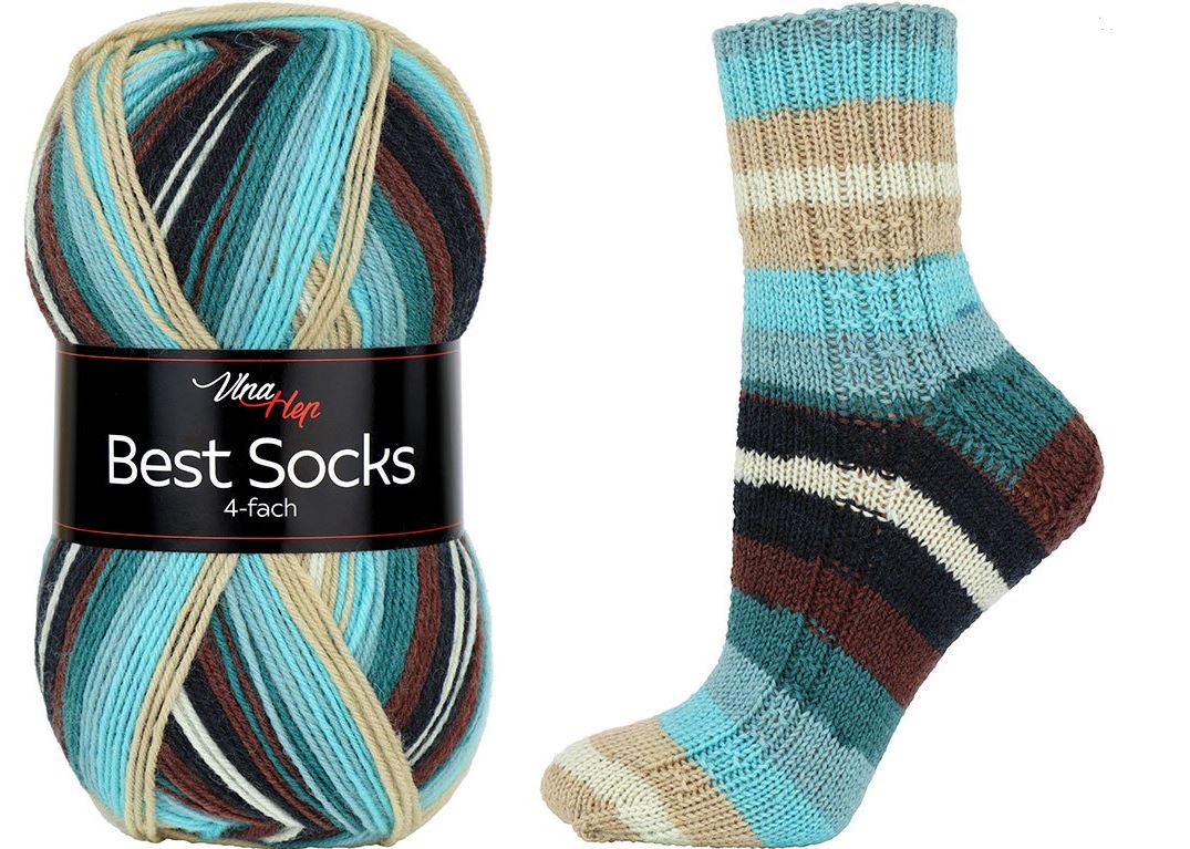 Vlna-Hep Best Socks 4-fach 7072