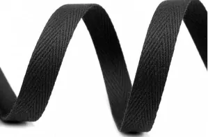Keprovka tkaloun 10 mm 7001 černá