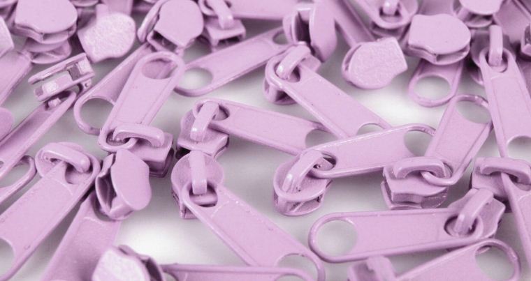 Jezdec k zipu 3mm levandulový 165