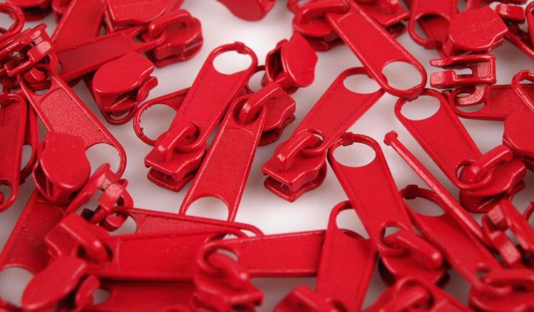 Jezdec k zipu 3mm červený 148