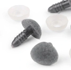 Bezpečnostní čumák sametový šedý 11x14 mm