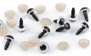 Bezpečnostní oči 10 mm bílé
