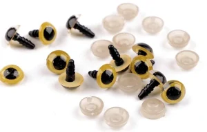 Bezpečnostní oči 10 mm žluté