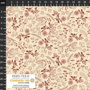 Látka metráž Stof Fleurs de France 4502-954