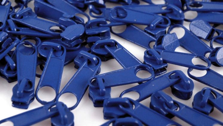 Jezdec k zipu 3mm královsky modrý 340