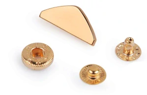Zapínání na peněženky 11 x 25 mm růžové zlato