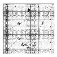 Pravítko Sew Mate 6 1/2 x 6 1/2