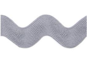 Prýmek 3,8 cm šedý