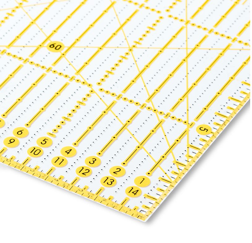 Rastrové pravítko PRYM Omnigrid OLFA 15 x 60 cm