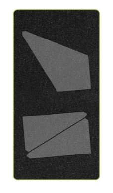 Kite 4"- řezání na raznici
