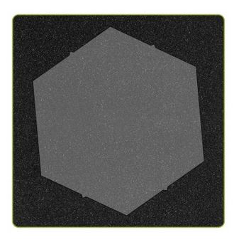 Hexagon 4 1/2" - řezání na raznici