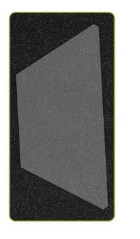Hexagon půlený 4 1/2" - řezání na raznici