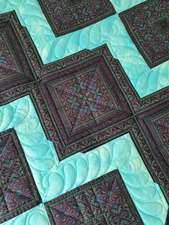 Tyrkysová deka 220 x 131 cm